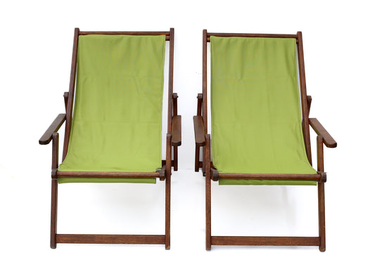 A Pair of Vintage Deck Chairs