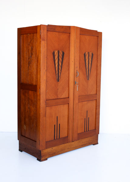 Two Door Art Deco Wardrobe