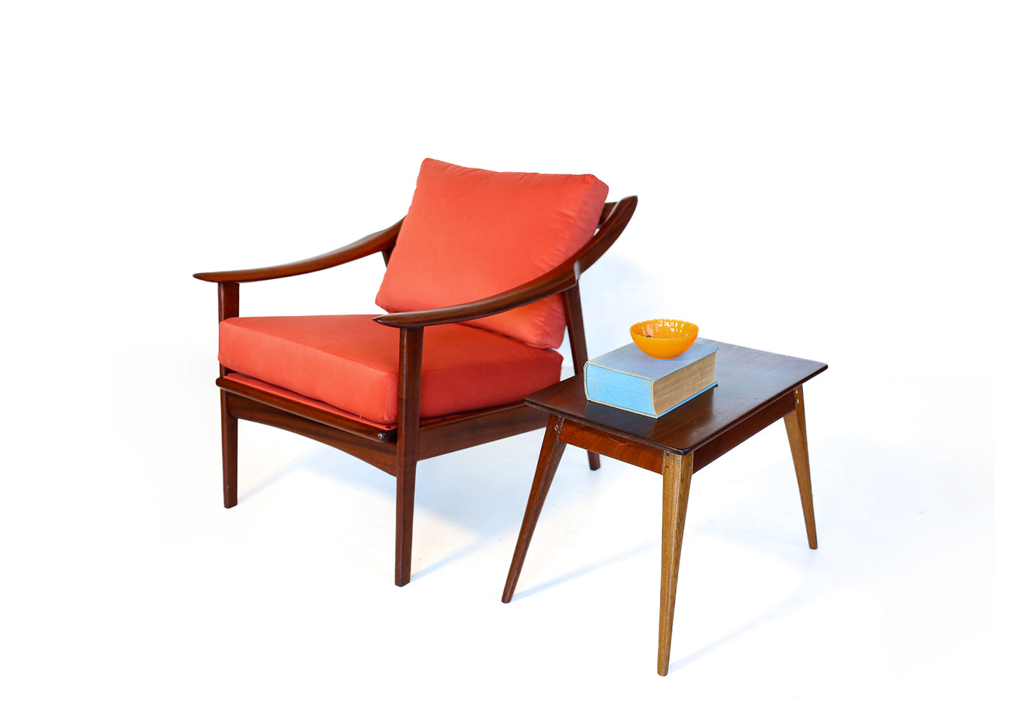 Solid Wood Vintage Side Table