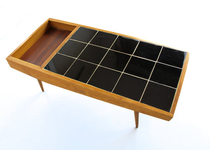 Vintage Modern Tile Top Coffee Table