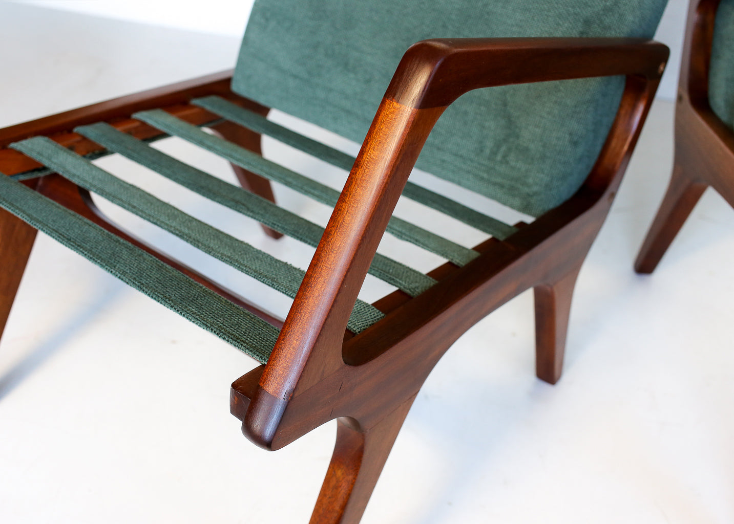 A Rare Pair of Vintage Scandinavian Modern Armchairs