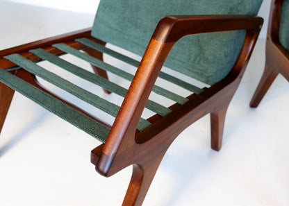 A Rare Pair of Vintage Scandinavian Modern Armchairs