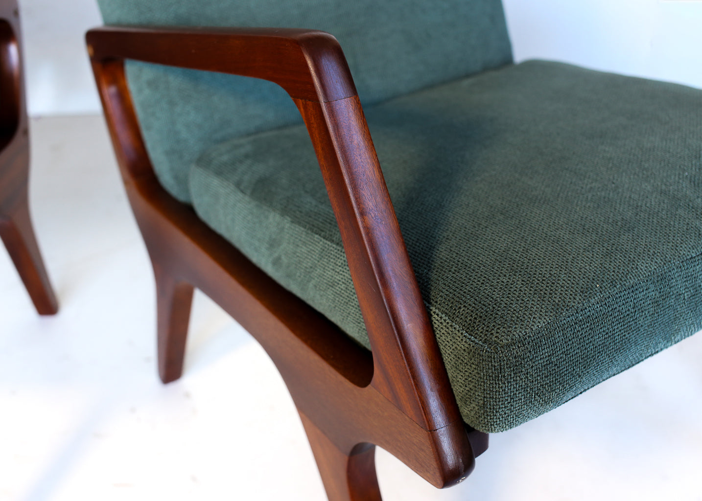 A Rare Pair of Vintage Scandinavian Modern Armchairs