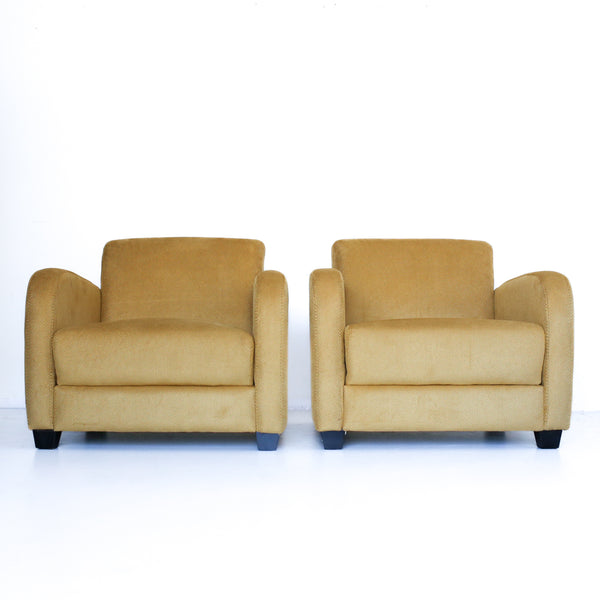 Pair of Art Deco Style armchairs