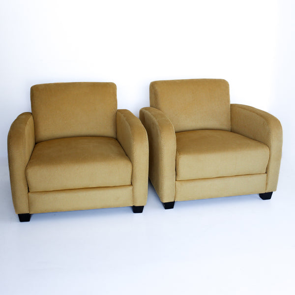 Pair of Art Deco Style armchairs