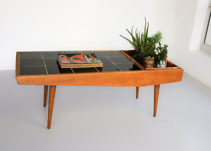 Vintage Modern Tile Top Coffee Table