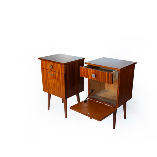Pair of Mid-century Bedside Cabinets