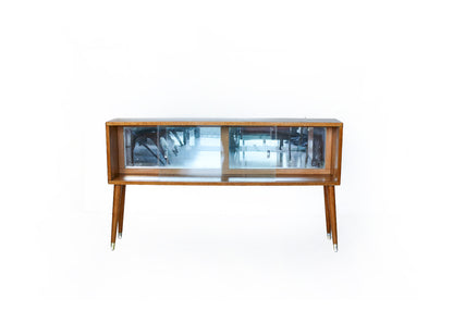 Long Mid-century Display Cabinet
