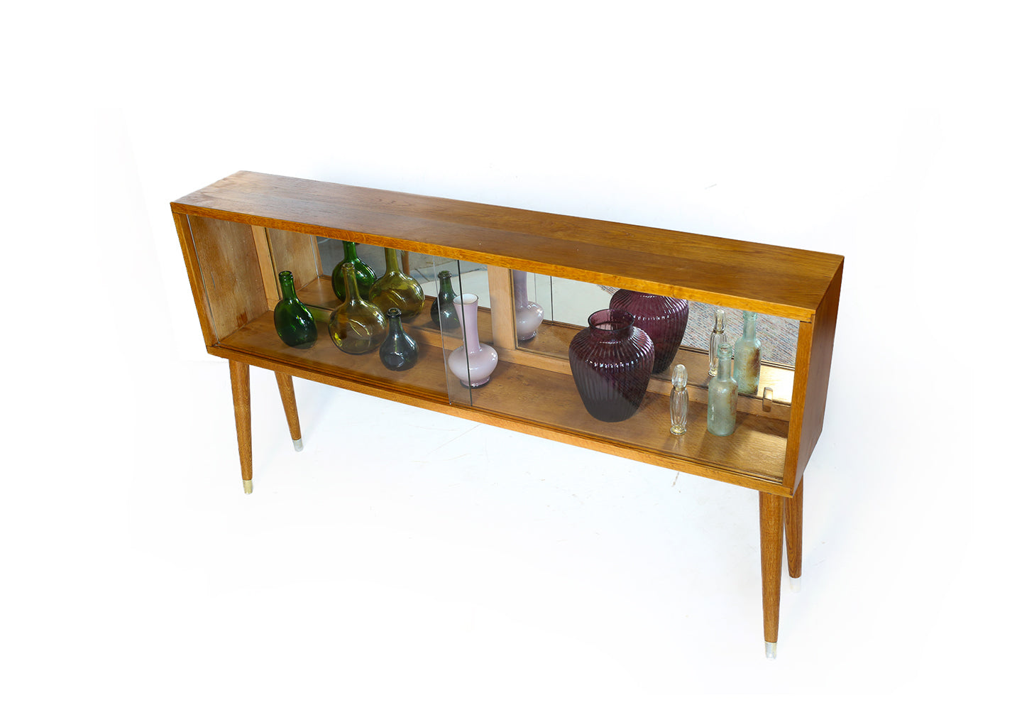 Long Mid-century Display Cabinet
