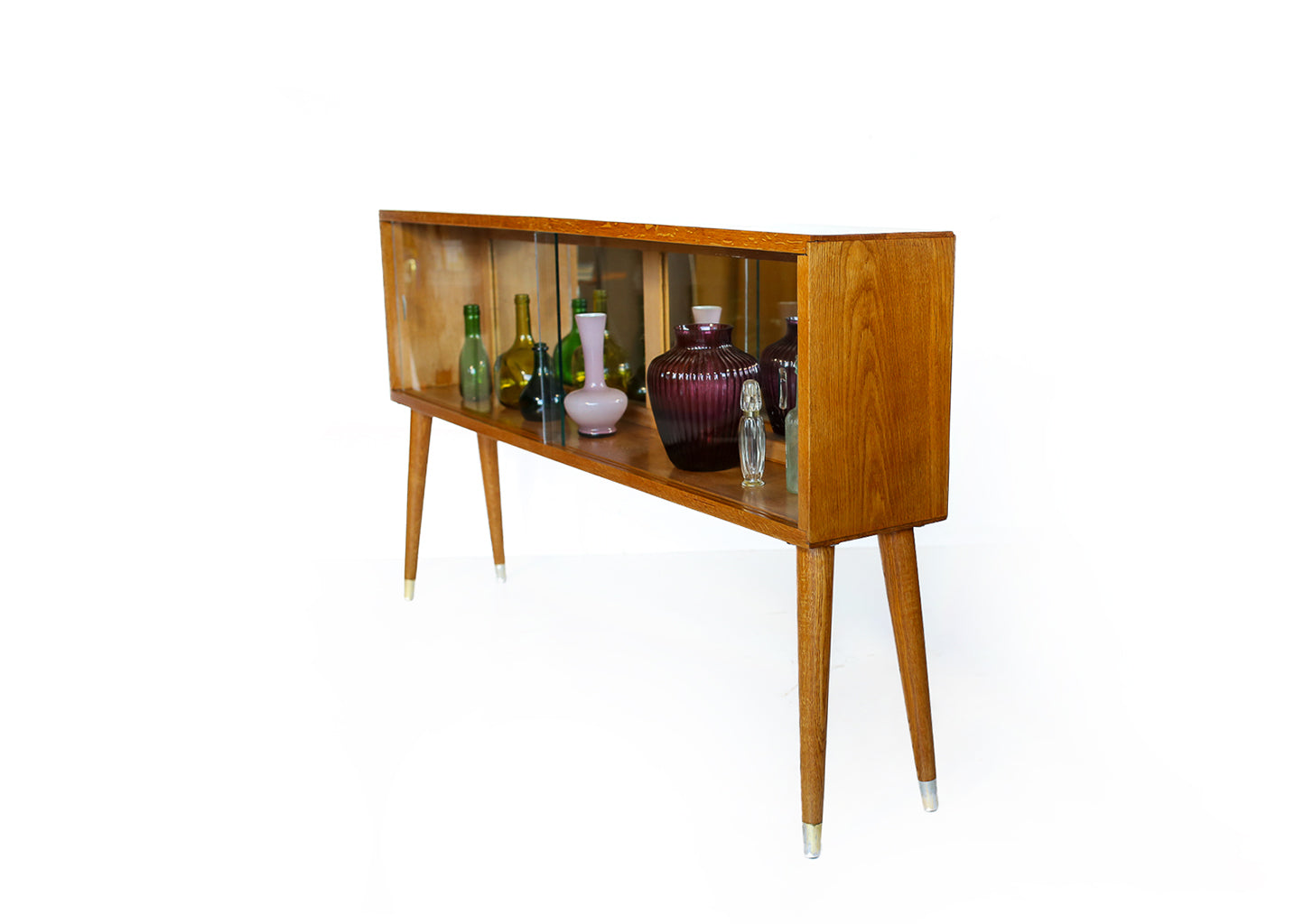 Long Mid-century Display Cabinet