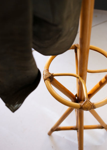 Cane Coat and Hat Stand
