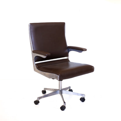 Vintage Steel Frame Office Chair