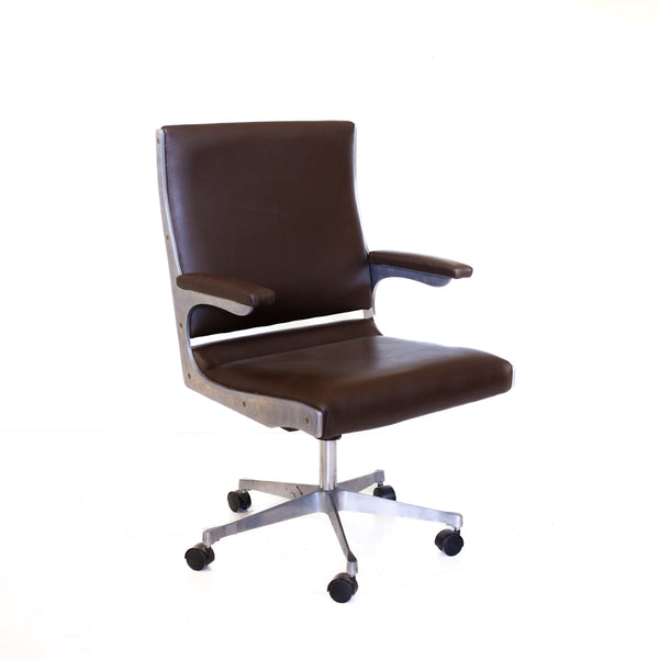 Vintage Steel Frame Office Chair