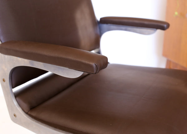 Vintage Steel Frame Office Chair