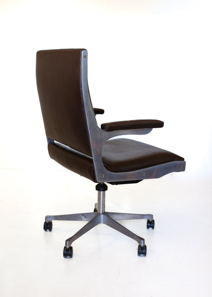 Vintage Steel Frame Office Chair