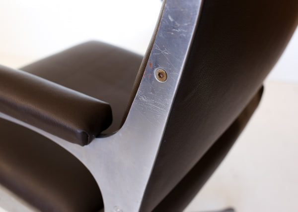 Vintage Steel Frame Office Chair
