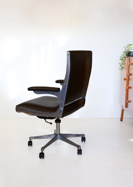 Vintage Steel Frame Office Chair