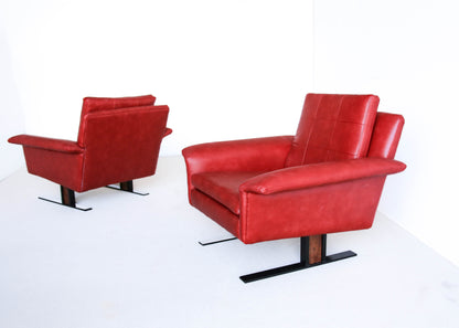 Two Italian Style MCM Armchairs