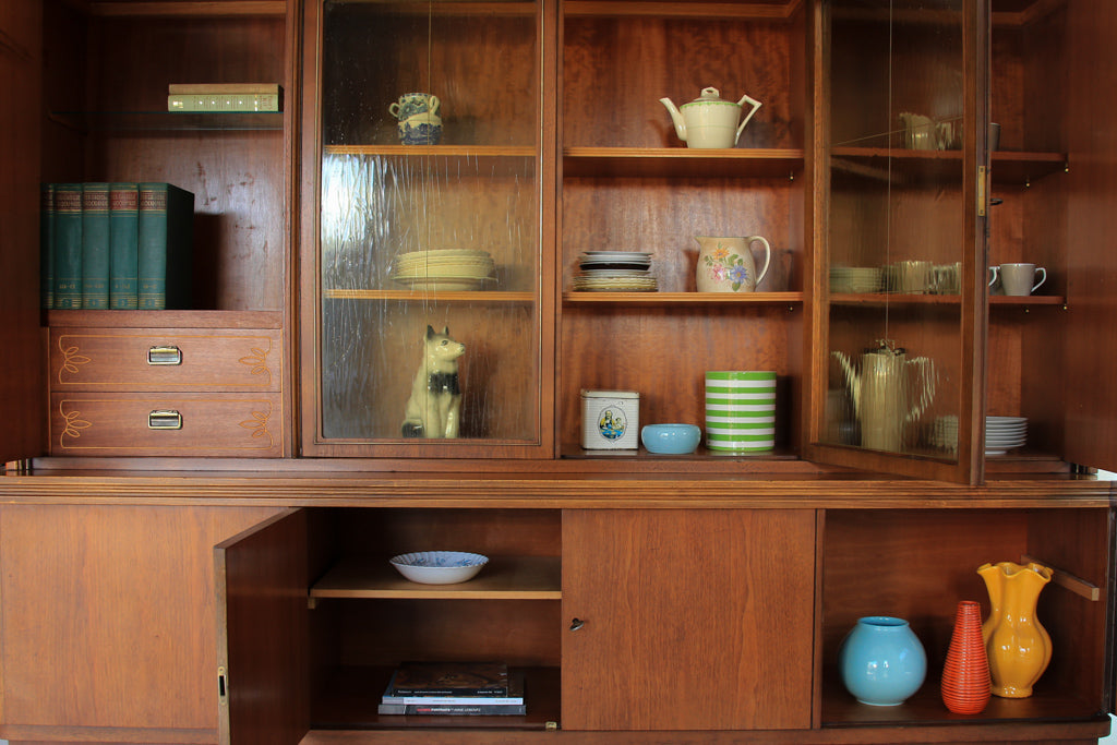 German Art Deco Wall Cabinet