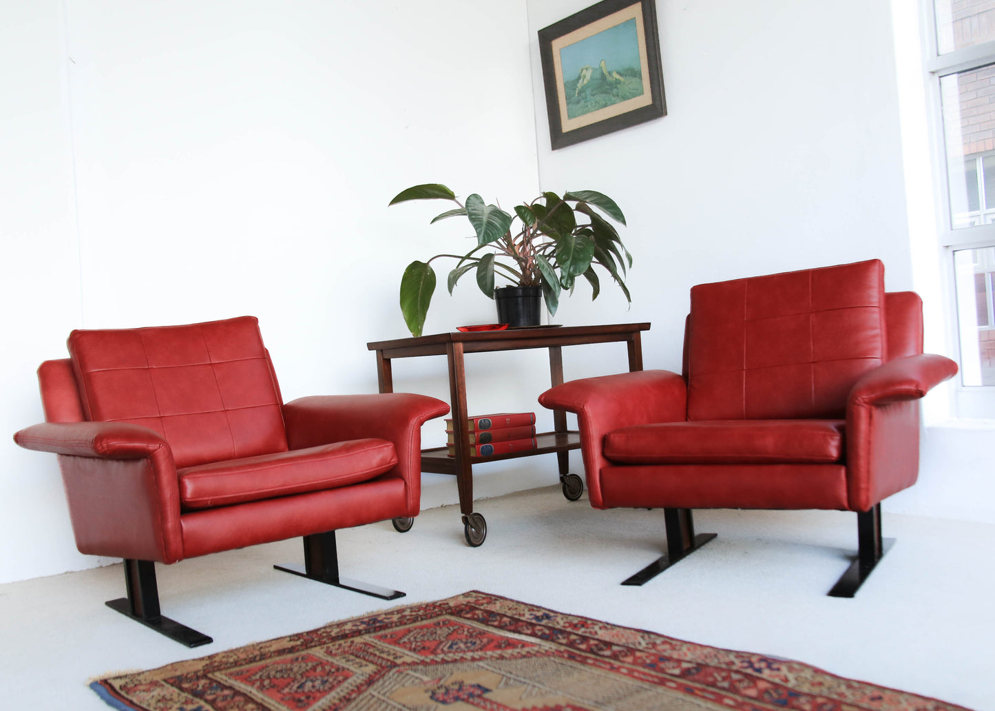 Two Italian Style MCM Armchairs