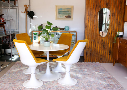 Vintage Tulip Chairs and Table - priced seperately