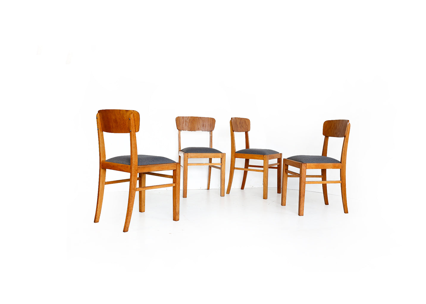 Set of Four Mid-century Dining Chairs