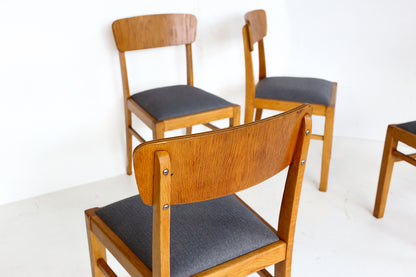 Set of Four Mid-century Dining Chairs