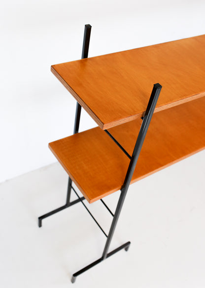 Vintage Style Steel and Birch Ply Ladder Shelves