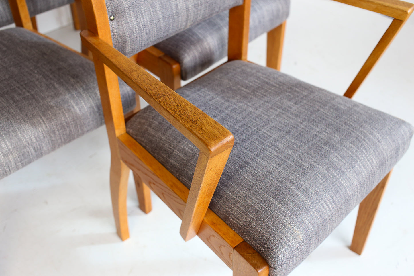 Set of Six Mid-century Dining Chairs