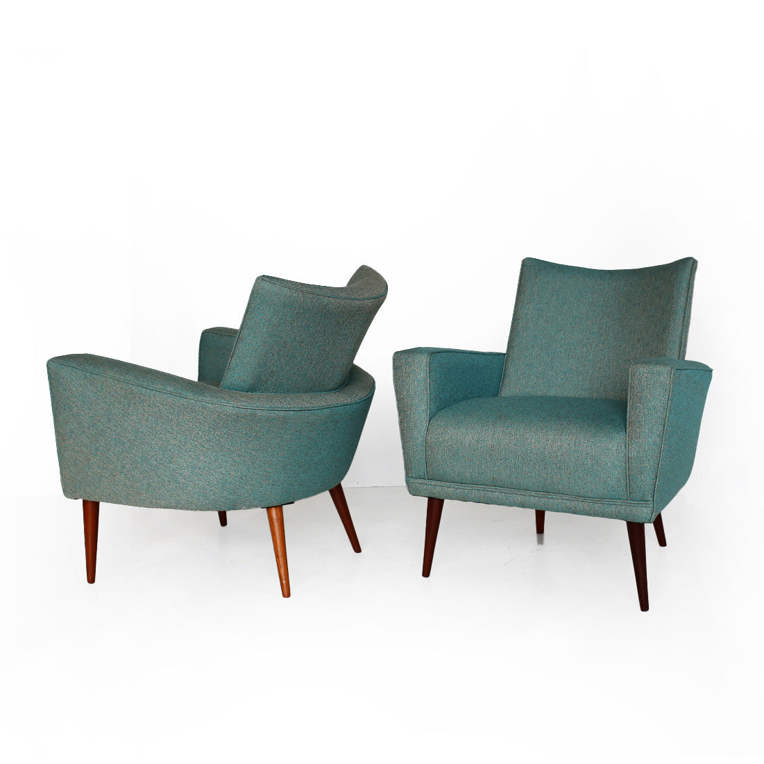 Rare Pair of Mid-century Armchairs