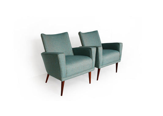Rare Pair of Mid-century Armchairs