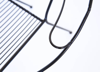 Vintage Wire Hoop Patio Chairs - three pairs