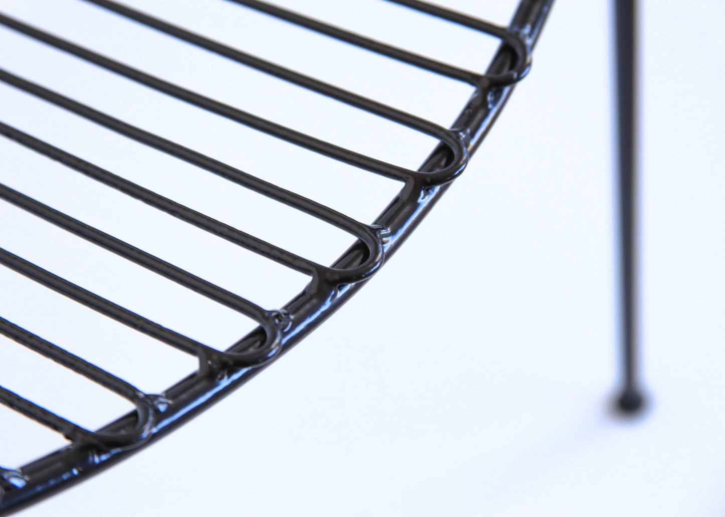 Vintage Wire Hoop Patio Chairs - three pairs