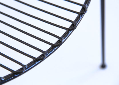 Vintage Wire Hoop Patio Chairs - three pairs