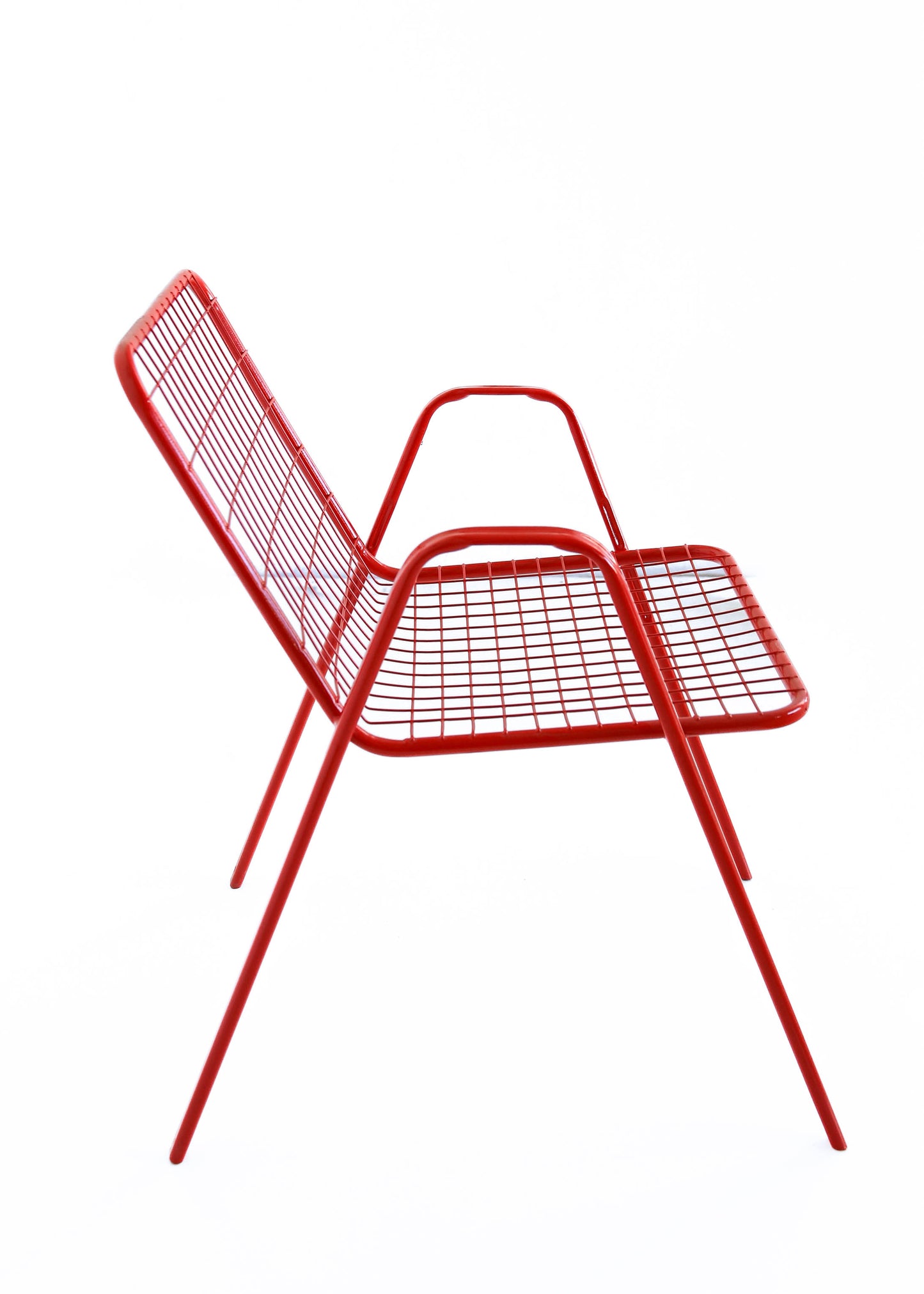 Vintage Red Patio Chairs