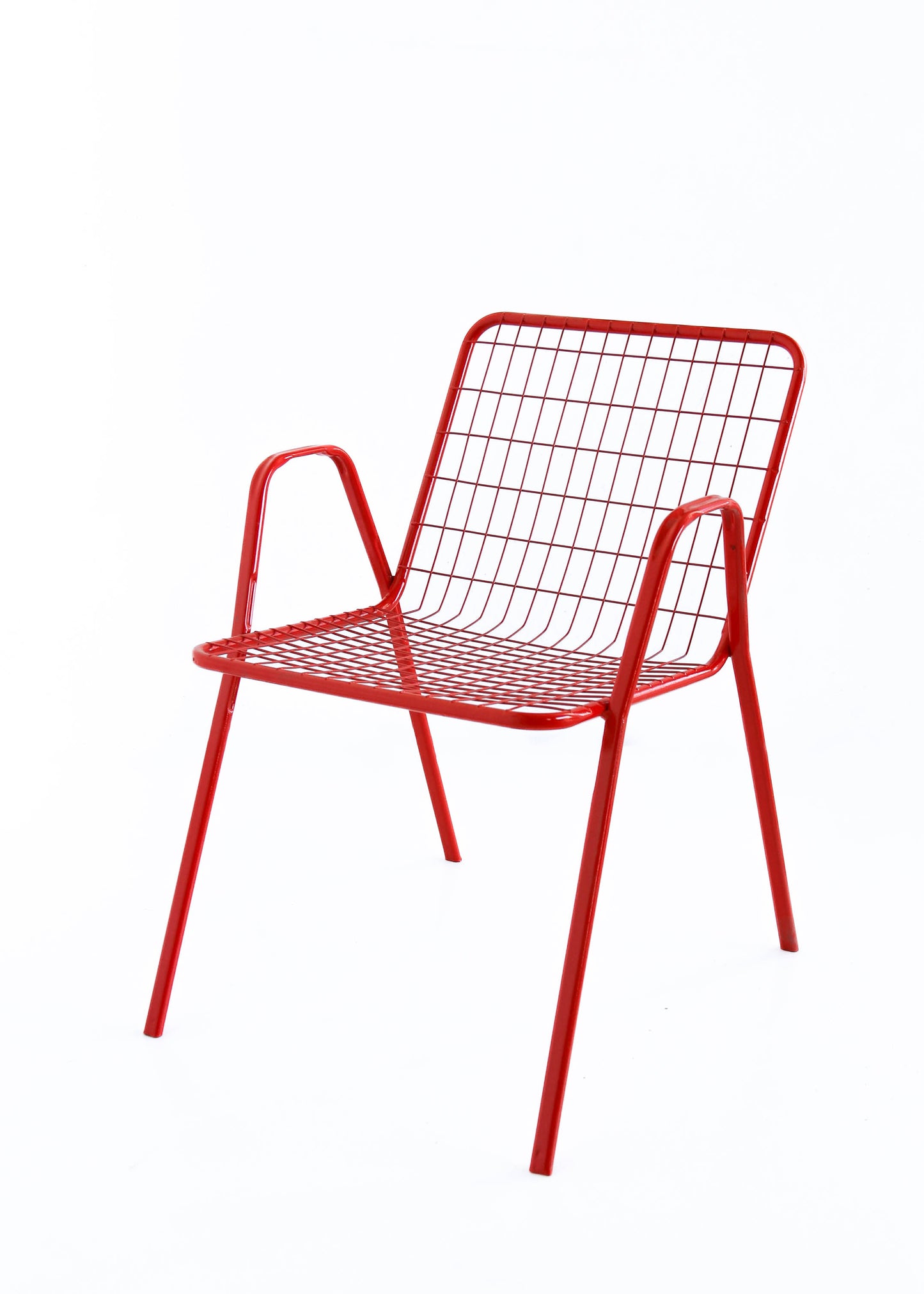 Vintage Red Patio Chairs