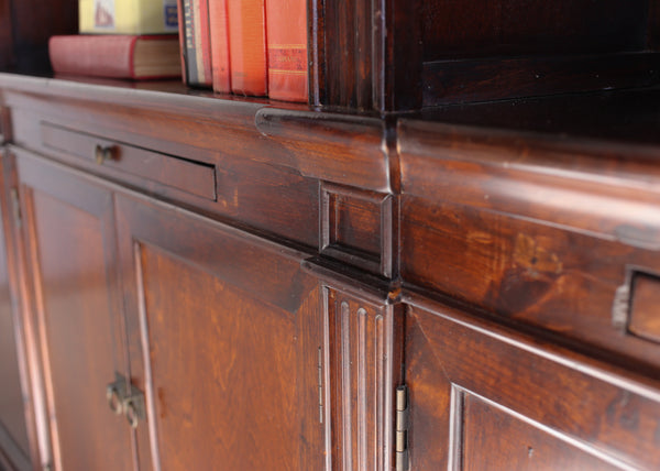 Large Library Cabinet with a Ladder