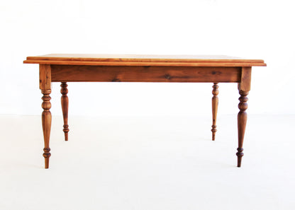 Antique Yellow Wood Dining Table
