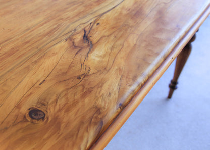 Antique Yellow Wood Dining Table