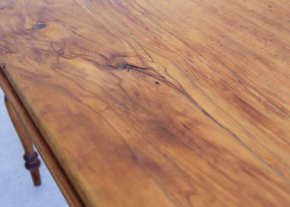 Antique Yellow Wood Dining Table