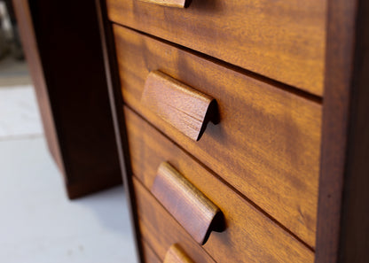 Desk with Melamine Top and Side Shelf