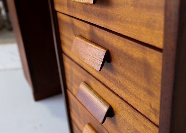 Desk with Melamine Top and Side Shelf