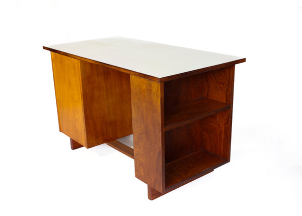 Desk with Melamine Top and Side Shelf