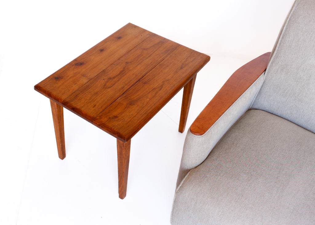 Large Solid Wood Side Table