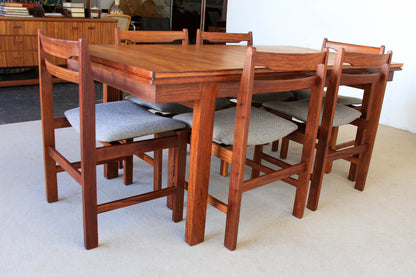 Set of Eight Kiaat Dining Chairs