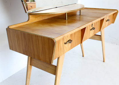 Duros Mid-Century Maple Dressing Table