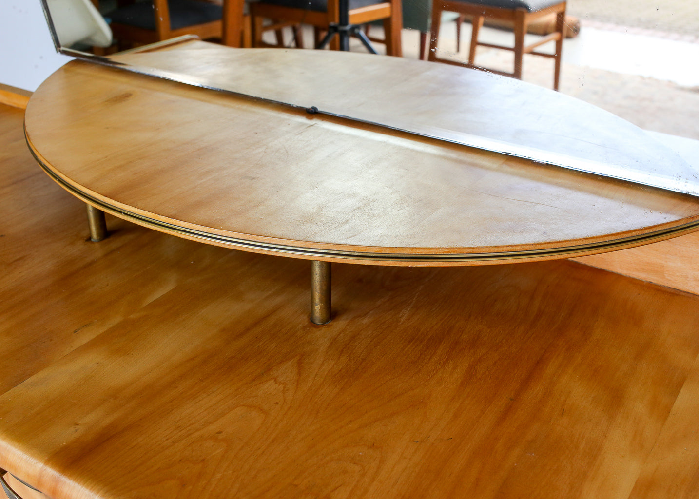 Duros Mid-Century Maple Dressing Table