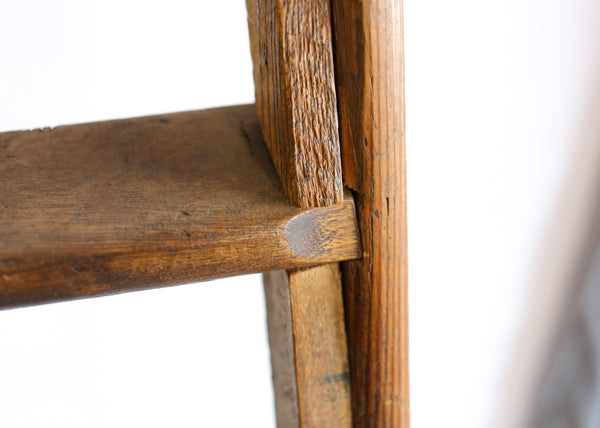 Tall Antique Wooden Ladder