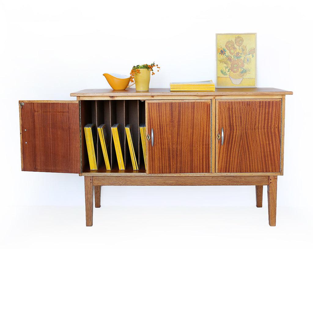 Three Door Vinyl Storage Cabinet