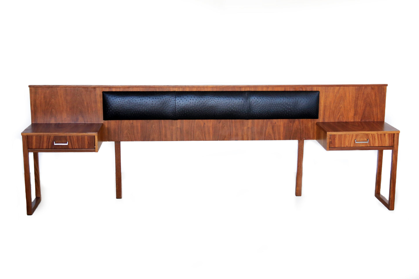 Queen Headboard with Pedestals